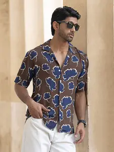 Powerlook Men Opaque Printed Casual Shirt