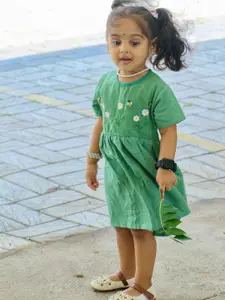 BAESD Embroidered A-Line Dress