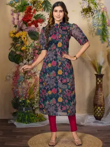 Sun Fashion And Lifestyle Printed Straight Kurta