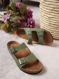 MOZAFIA Women Core with Buckles Flats