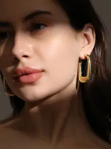 SOHI Contemporary Hoop Earrings