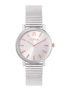 Furla Women Patterned Dial Analogue Watch WW00003007L1