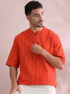 FILORI STUDIO Men Dobby Kurta