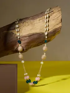 Zaveri Pearls Gold-Plated Necklace