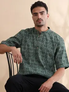 FILORI STUDIO Men Ethnic Motifs Jacquard Kurta