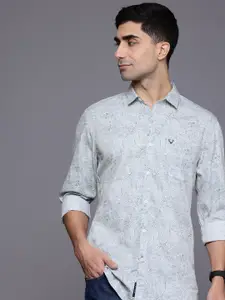 Allen Solly Custom Slim Fit Floral Printed Casual Shirt