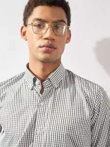 DENNISON Men Smart Micro Checks Formal Shirt