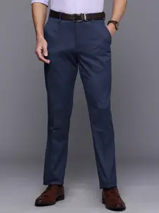 Louis Philippe Men Slim Fit Formal Trousers