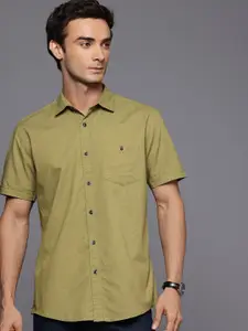 Louis Philippe Jeans Slim Fit Pure Cotton Casual Shirt