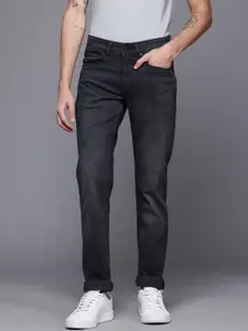 Louis Philippe Jeans Men Slim Fit Mid-Rise Light Fade Stretchable Jeans