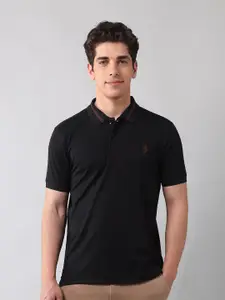 U.S. Polo Assn. Denim Co. Men Polo Collar Pockets Slim Fit T-shirt