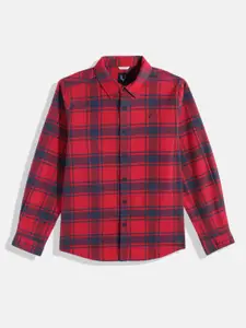 Allen Solly Junior Boys Tartan Checked Casual Shirt