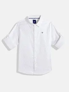 Allen Solly Junior Boys Geometric Printed Casual Shirt