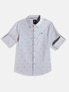 Allen Solly Junior Boys Geometric Printed Casual Shirt