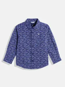 Allen Solly Junior Boys Floral Printed Pure Cotton Casual Shirt
