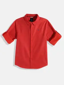 Allen Solly Junior Boys Ditsy Printed Casual Shirt