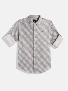 Allen Solly Junior Boys Printed Pure Cotton Casual Shirt