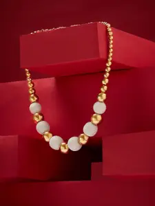 Zaveri Pearls Gold-Plated Necklace