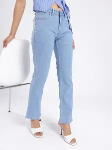 glitchez Women Straight Fit Stretchable Jeans