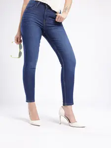 glitchez Women Stretchable Skinny Light Fade Jeans