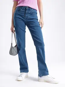 glitchez Women Stretchable Straight Fit Jeans