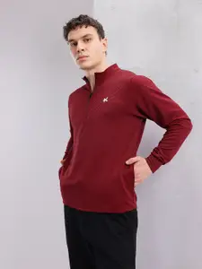 HRX by Hrithik Roshan Men Self Design Sweatshirt