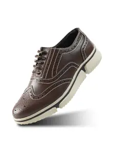 MONKSTORY Men Leather Brogues