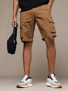 The Roadster Lifestyle Co. Men Solid Cargo Shorts