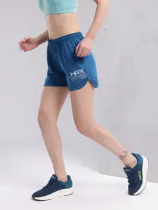 HRX by Hrithik Roshan Women Typography Printed Sports Shorts