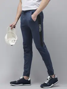 Pepe Jeans Men Typography Printed Jogger Trousers