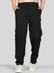 Raxedo Men Relaxed Fit Mid Rise Dry Fit Joggers