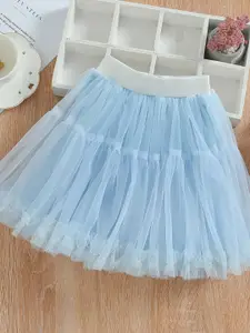 YK Girls Flared Mini Skirt