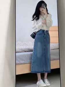 StyleCast Straight Midi Skirt