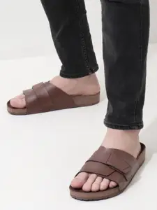 NoStrain Men Double Layered Cork Sandals