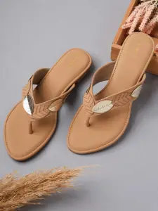 V-WALK Women Embellished Open Toe Flats