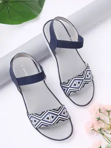 V-WALK Women Printed Open Toe Flats