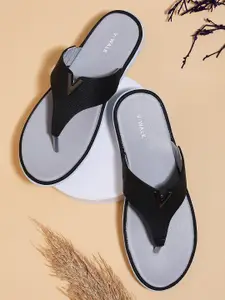 V-WALK Women Slip-On Open Toe Flats