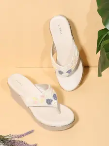 V-WALK Embellished Party Platform Sandals