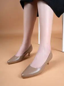 Chemistry Women Pointed Toe Party Kitten Pumps