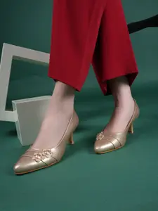 Lavie Women PU Kitten Pumps