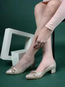 Lavie Women PU Block Pumps