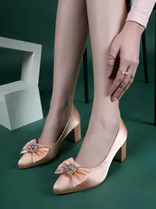 Lavie Women Pointed Toe Block Heel Pumps