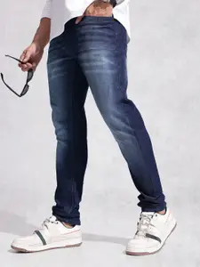 WROGN Men Slim Tapered Fit Light Fade Stretchable Jeans