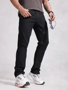 WROGN Men Straight Fit Stretchable Jeans