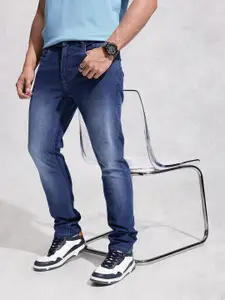 WROGN Men Slim Fit Light Fade Stretchable Jeans