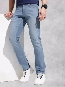 WROGN Men Straight Fit Light Fade Stretchable Jeans