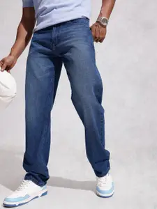 WROGN Men Pure Cotton Anti Fit Light Fade Jeans