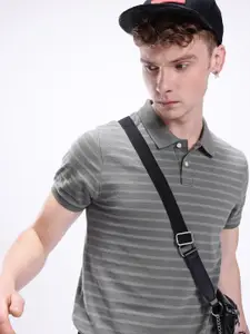 Kook N Keech Striped Polo Collar T-shirt