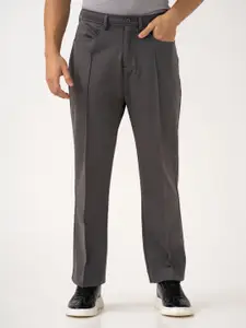 The Pant Project Men Pablo Grey Korean Relaxed-Fit Knitted Pintuck Pants with Drawstring