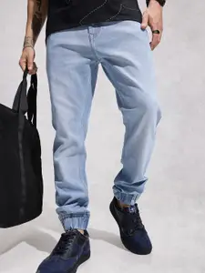 WROGN Men Light Fade Stretchable Joggers